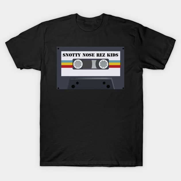 Snotty Nose Rez Kids / Cassette Tape Style T-Shirt by Mieren Artwork 